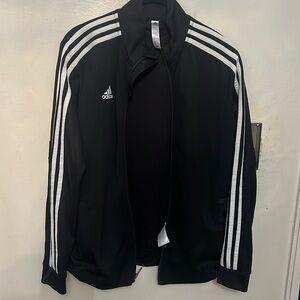 Adidas Track Jacket Zip Up, color Black, size S